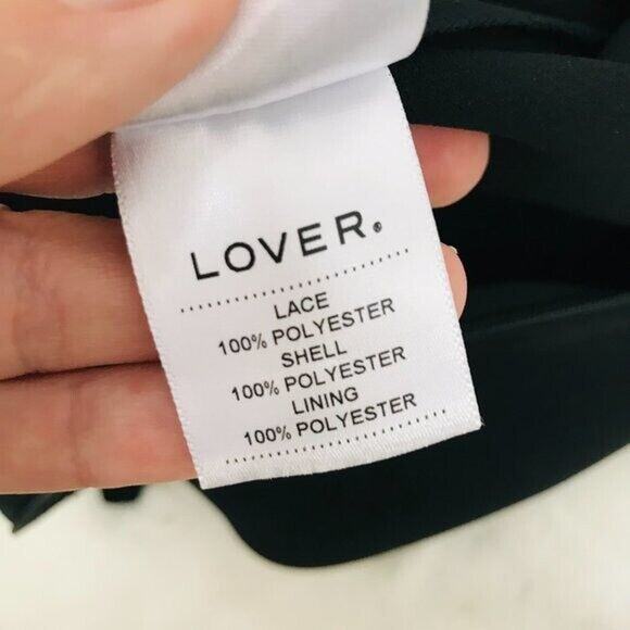 LOVER Revolve Camelia Bonded Pencil Dress Black Cocktail, 8 -NWT - Picture 11 of 11